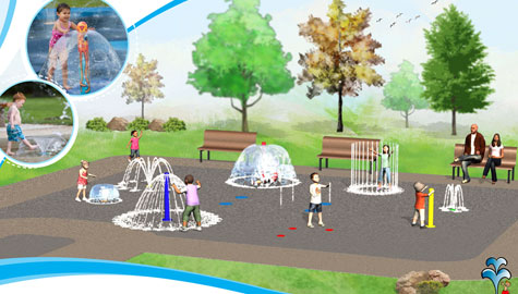 custom designed automated aquatic playground